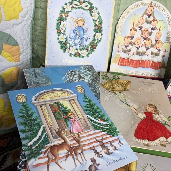 50s Vintage Christmas Cards - Picture 3 of 7